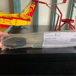 new pampered chef large chef tongs